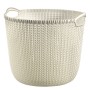 Curver Cesta de almacenamiento Knit redonda L blanco crema von , Aufbewahrungskörbe - Ref: Foro24-443843, Preis: 37,97 €, Rab...