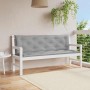 Cojín de banco de jardín tela Oxford gris 150x(50+50)x7 cm by , Cushions for chairs and sofas - Ref: Foro24-315017, Price: 53...