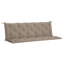 Cojín de banco de jardín tela Oxford taupe 180x(50+50)x7 cm by , Cushions for chairs and sofas - Ref: Foro24-315036, Price: 6...