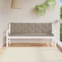 Cojín de banco de jardín tela Oxford taupe 180x(50+50)x7 cm by , Cushions for chairs and sofas - Ref: Foro24-315036, Price: 6...