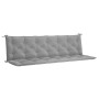 Cojín de banco de jardín tela Oxford gris 200x(50+50)x7 cm by , Cushions for chairs and sofas - Ref: Foro24-315041, Price: 73...