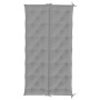 Cojín de banco de jardín tela Oxford gris 200x(50+50)x7 cm by , Cushions for chairs and sofas - Ref: Foro24-315041, Price: 73...
