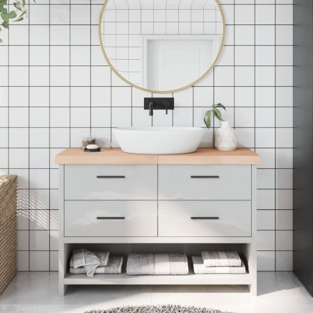 Encimera de baño madera maciza sin tratar 120x40x(2-6) cm von , Arbeitsplatten - Ref: Foro24-3156044, Preis: 75,14 €, Rabatt: %