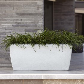 Capi Jardinera rectangular Arc Granite marfil 90x35x40 cm de , Maceteros y jardineras - Ref: Foro24-442114, Precio: 189,92 €,...