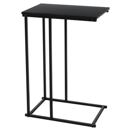 H&S Collection Mesa auxiliar con superficie de MDF negro by , Side tables - Ref: Foro24-445862, Price: 34,09 €, Discount: %