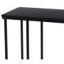 H&S Collection Mesa auxiliar con superficie de MDF negro by , Side tables - Ref: Foro24-445862, Price: 34,09 €, Discount: %