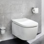 Kleine Wolke Portarrollo de papel higiénico con tapa Meo plateado von , Klopapierhalterung - Ref: Foro24-442308, Preis: 43,90...