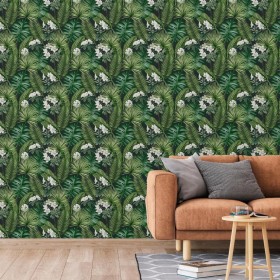 DUTCH WALLCOVERINGS Papel pintado Eden negro y verde oscuro von , Bemaltes Papier - Ref: Foro24-442568, Preis: 30,60 €, Rabat...