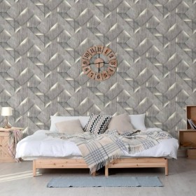 DUTCH WALLCOVERINGS Papel pintado Onyx gris oscuro de , Papel pintado - Ref: Foro24-442577, Precio: 30,60 €, Descuento: %