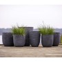Capi Macetero Waste Rib gris 43x41 cm von , Töpfe und Pflanzgefäße - Ref: Foro24-442100, Preis: 86,38 €, Rabatt: %