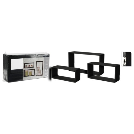 H&S Collection Juego de estantes de madera 3 piezas negro de , Estantes y estanterías - Ref: Foro24-445874, Precio: 32,96 €, ...