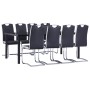 Juego de comedor 9 piezas cuero sintético negro von , Möbelsets für Küchen und Esszimmer - Ref: Foro24-3053165, Preis: 880,46...