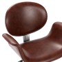 Silla de oficina giratoria de cuero sintético marrón von , Bürostühle - Ref: Foro24-3054826, Preis: 171,29 €, Rabatt: %