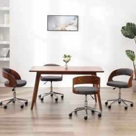 Sillas de comedor girartorias 4 uds madera curvada y tela gris von , Essstühle - Ref: Foro24-3054921, Preis: 483,73 €, Rabatt: %