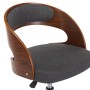 Sillas de comedor girartorias 4 uds madera curvada y tela gris de , Sillas de comedor - Ref: Foro24-3054921, Precio: 491,21 €...
