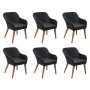 Juego de comedor de jardín 7 piezas ratán sintético negro by , Garden sets - Ref: Foro24-3057812, Price: 948,56 €, Discount: %