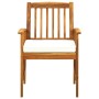 Set comedor de jardín 7 pzas y cojines madera maciza de acacia by , Garden sets - Ref: Foro24-3058087, Price: 727,08 €, Disco...