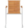 Sillas de jardín con cojines 2 uds madera maciza acacia y acero by , Garden chairs - Ref: Foro24-3061490, Price: 233,26 €, Di...