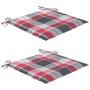Sillas de jardín con cojines 2 uds madera maciza acacia y acero von , Gartenstühle - Ref: Foro24-3061501, Preis: 254,93 €, Ra...