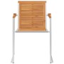 Sillas de jardín con cojines 2 uds madera maciza acacia y acero von , Gartenstühle - Ref: Foro24-3061508, Preis: 264,07 €, Ra...