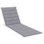 Tumbona con cojín madera maciza de acacia y acero galvanizado de , Tumbonas - Ref: Foro24-3061543, Precio: 260,92 €, Descuent...