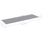 Tumbona de jardín con mesa y cojín madera maciza de acacia von , Liegen - Ref: Foro24-3061618, Preis: 228,13 €, Rabatt: %