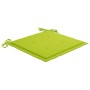 Sillas de jardín 2 uds con cojines verde brillante madera teca von , Gartenstühle - Ref: Foro24-3062219, Preis: 259,98 €, Rab...