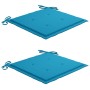 Set comedor de jardín plegable 3 piezas madera de teca cojines by , Garden sets - Ref: Foro24-3063202, Price: 163,57 €, Disco...