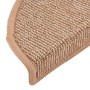 Treppenstufenmatten 15 Stück braun 56x17x3 cm von vidaXL, Treppenmatten - Ref: Foro24-149851, Preis: 62,73 €, Rabatt: %