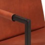 Sillón de cuero auténtico marrón