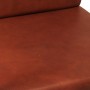 Sillón de cuero auténtico marrón