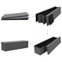Banco almacenaje plegable lino sintético 150x38x38 gris oscuro by , Benches for halls and storage - Ref: Foro24-247089, Price...