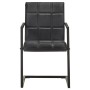 Sillas voladizas de comedor 2 unidades cuero auténtico negro von , Essstühle - Ref: Foro24-321852, Preis: 305,32 €, Rabatt: %