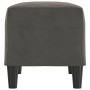 Banco de terciopelo gris oscuro 70x35x41 cm de , Bancos - Ref: Foro24-349398, Precio: 45,22 €, Descuento: %