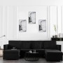 Sofá cama extraíble de 4 plazas tela negro von , Sofas - Ref: Foro24-287224, Preis: 1,00 €, Rabatt: %