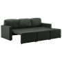 Sofá cama modular de 3 plazas cuero sintético gris de , Sofás - Ref: Foro24-288795, Precio: 522,77 €, Descuento: %