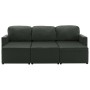 Sofá cama modular de 3 plazas cuero sintético gris de , Sofás - Ref: Foro24-288795, Precio: 522,77 €, Descuento: %