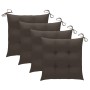 Sillas comedor de jardín 3 uds madera maciza acacia y cojines by , Garden chairs - Ref: Foro24-3064451, Price: 290,30 €, Disc...