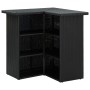 Set de bar para jardín 4 pzas y cojines ratán sintético negro von , Gartensets - Ref: Foro24-3064923, Preis: 455,23 €, Rabatt: %