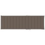 Tumbona con cojín gris taupé madera de pino impregnada by , Loungers - Ref: Foro24-3065857, Price: 128,49 €, Discount: %