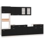Juego de muebles de cocina 7 piezas madera de ingeniería negro von , Küchenschränke - Ref: Foro24-3067624, Preis: 589,10 €, R...