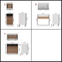 Juego de muebles de cocina 7 piezas madera de ingeniería negro von , Küchenschränke - Ref: Foro24-3067624, Preis: 589,10 €, R...