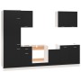 Juego de muebles de cocina 7 piezas madera de ingeniería negro von , Küchenschränke - Ref: Foro24-3067632, Preis: 479,31 €, R...