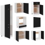 Juego de muebles de cocina 7 piezas madera de ingeniería negro von , Küchenschränke - Ref: Foro24-3067632, Preis: 479,31 €, R...