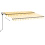 Toldo retráctil automático amarillo y blanco 350x250 cm von , Markisen - Ref: Foro24-3069088, Preis: 413,77 €, Rabatt: %
