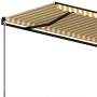 Toldo retráctil automático amarillo y blanco 350x250 cm von , Markisen - Ref: Foro24-3069088, Preis: 413,77 €, Rabatt: %