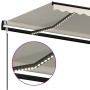 Toldo automático con LED y sensor de viento crema 400x350 cm by , Awnings - Ref: Foro24-3069192, Price: 791,79 €, Discount: %