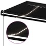 Toldo automático LED sensor de viento gris antracita 450x350 cm von , Markisen - Ref: Foro24-3069214, Preis: 653,78 €, Rabatt: %