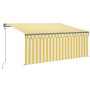 Toldo retráctil automático con persiana amarillo 3,5x2,5 m by , Awnings - Ref: Foro24-3069408, Price: 437,43 €, Discount: %