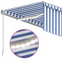 Toldo manual retráctil con persiana y LED azul y blanco 4,5x3 m von , Markisen - Ref: Foro24-3069441, Preis: 457,11 €, Rabatt: %